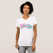 スーパーガールJ-ポップ・アートの3 Tシャツ (正面フル)