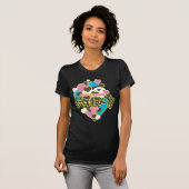 スーパーガールJ-ポップ・アートの4 Tシャツ (正面フル)