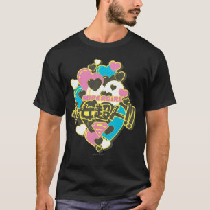 スーパーガールJ-ポップ・アートの4 Tシャツ