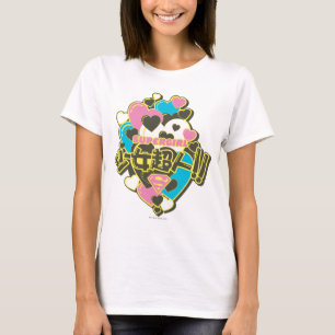 スーパーガールJ-ポップ・アートの4 Tシャツ