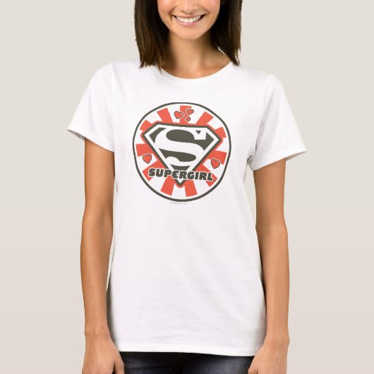 スーパーガールJ-ポップ・アートの7 Tシャツ (正面)