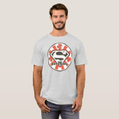 スーパーガールJ-ポップ・アートの7 Tシャツ (正面フル)
