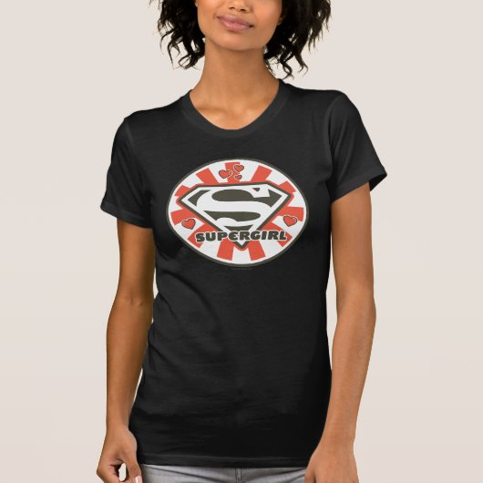 スーパーガールJ-ポップ・アートの7 Tシャツ (正面)