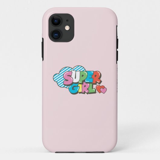 スーパーガールJ-ポップ・アートの9 Case-Mate iPhoneケース (裏面)