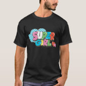 スーパーガールJ-ポップ・アートの9 Tシャツ (正面)