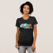 スーパーガールJ-ポップ・アートの9 Tシャツ (正面フル)