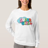 スーパーガールJ-ポップ・アートの9 Tシャツ (正面)