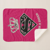 スーパーガールSシールド「クイーンにフィット」 シェルパブランケット (正面(横))