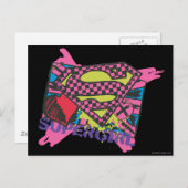 スーパーガールX ポストカード (正面/裏面)