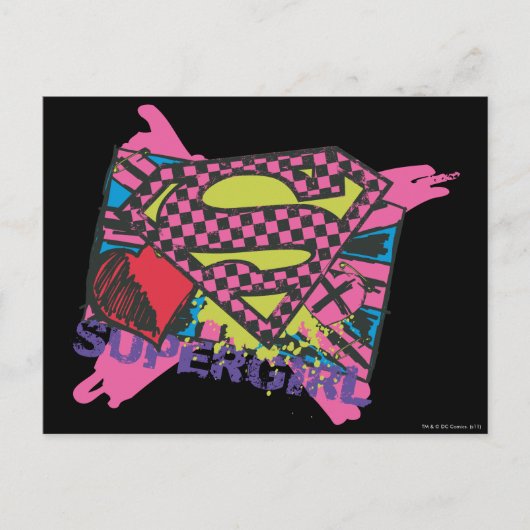 スーパーガールX ポストカード (正面)