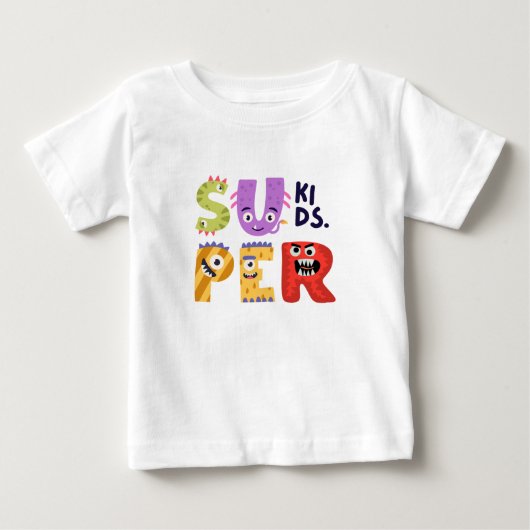 スーパーキッズ ベビーTシャツ (正面)