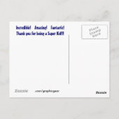 スーパーキッドボーイ ポストカード (裏面)