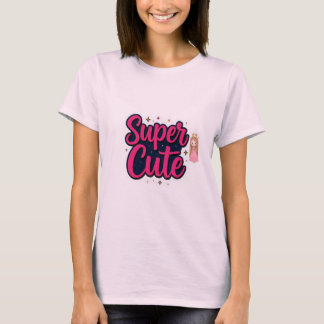 スーパーキュートハート 女性用Tシャツ | かわいい美意識 Tシャツ