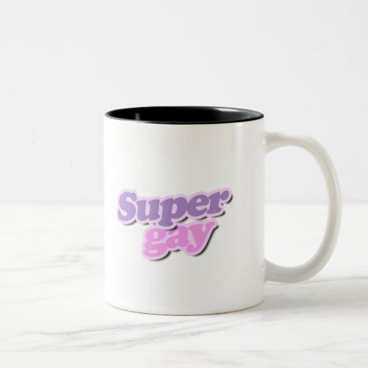 スーパーゲイ ツートーンマグカップ (右)