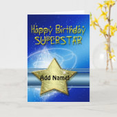 スーパーサール誕生日カード カード (黄色い花)