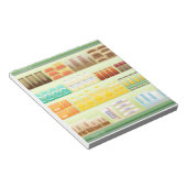 スーパーシェルフコーヒー茶粒 ノートパッド (アングル)