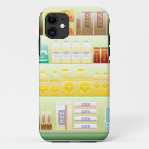 スーパーシェルフコーヒー茶粒 iPhone 11 ケース