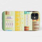 スーパーシェルフコーヒー茶粒 Case-Mate iPhoneケース (裏面(横))