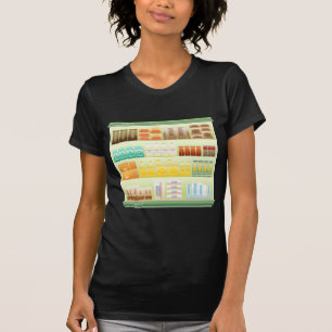 スーパーシェルフコーヒー茶粒 Tシャツ
