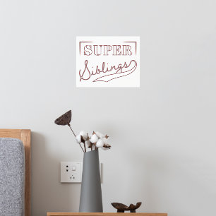 スーパーシブリング 箔ポスター