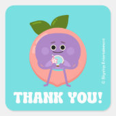 スーパーシンプル | バンブルナムズ サマー バースデー スクエアシール (正面)