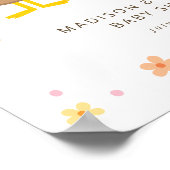 スーパーシンプル | 5匹の小さなあひるちゃんの女の子のベビーシャワー ポスター (角)