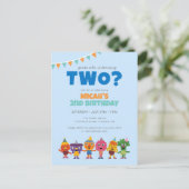 スーパーシンプル | Noodle & Pals キャラクターバースデー ポストカード (スタンド正面)