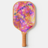 スーパースターおもしろいカラフルコズミック銀河系チャンピオン ピックルボールラケット (正面)