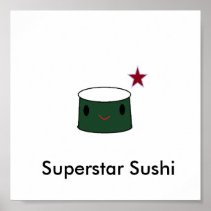 スーパースターすし ポスター