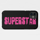 スーパースターのピンク Case-Mate iPhoneケース (裏面(横))