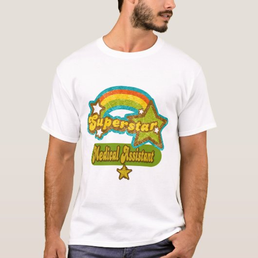 スーパースターの医療助手 Tシャツ (正面)