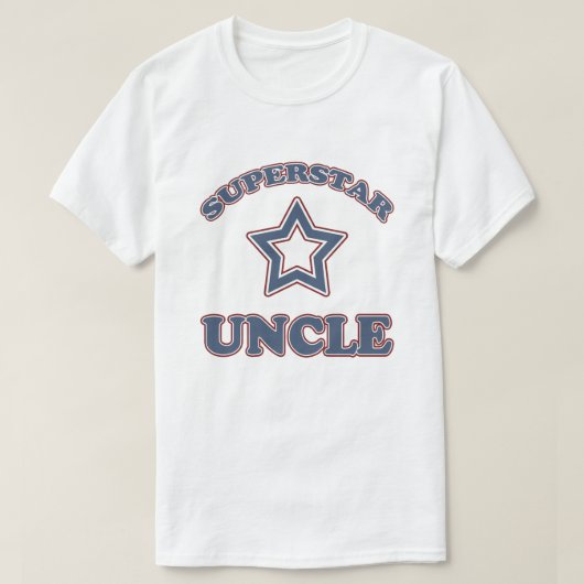 スーパースターの叔父さん Tシャツ (デザイン正面)