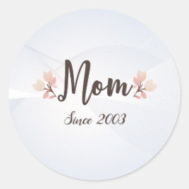 スーパースターの年齢を母に見せる ラウンドシール