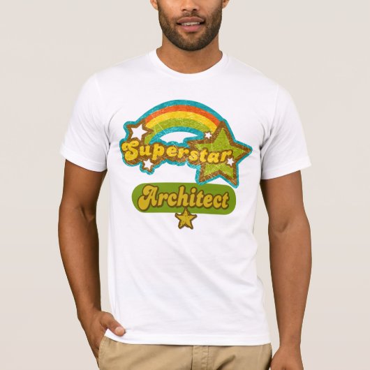 スーパースターの建築家 Tシャツ (正面)