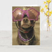 スーパースターの挨拶状 カード (黄色い花)