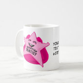 スーパースターの歯科医のカスタマイズ可能なマグ! コーヒーマグカップ (正面左)