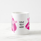 スーパースターの歯科医のカスタマイズ可能なマグ! コーヒーマグカップ (中央)