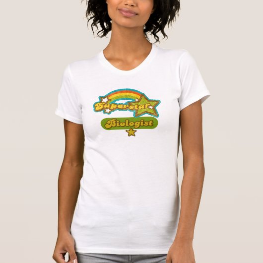 スーパースターの生物学者 Tシャツ (正面)