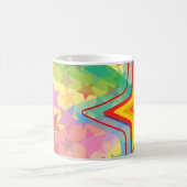 スーパースターの虹のカラフルでカスタムなギフトのマグ コーヒーマグカップ (中央)