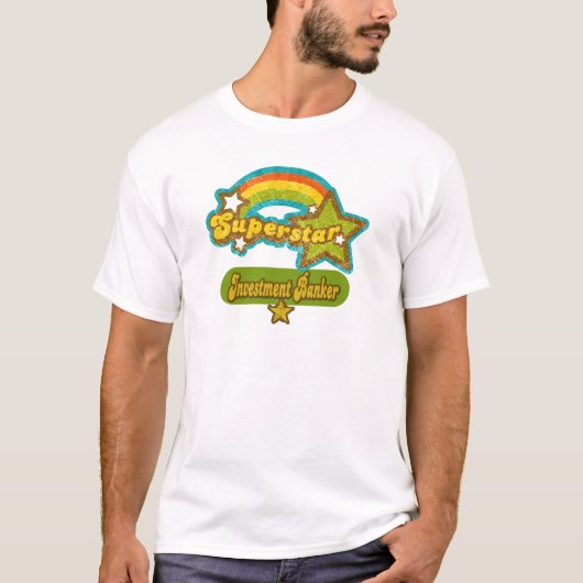 スーパースターの証券引受業者 Tシャツ (正面)