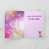 スーパースターコーギが元気 カード (内部)