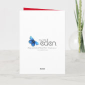 スーパースターソン13th誕生日レッドブロンドのヘアカード カード (裏面)