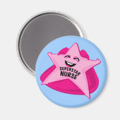 スーパースターナースおもしろいマグネット！ マグネット (正面/裏面)