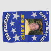 「スーパースターパパ」父の日ゴルフタオル ゴルフタオル (横)