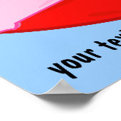 スーパースターユーモアのあるポスター！ ポスター (角)