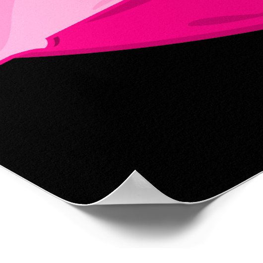 スーパースターユーモアのある歯医者ポスター！ ポスター (角)