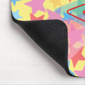 スーパースターレインボーカラフルカスタムンマウスパッド マウスパッド (コーナー)