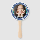 スーパースター卒業式モダンカスタム写真 ハンドファン (裏面)