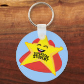 スーパースター学生キーチおもしろいェーン キーホルダー (正面)