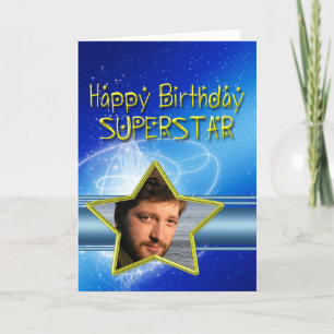 スーパースター用誕生日カード カード